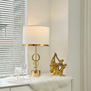 Đèn Bàn Gốm Sứ Cao Cấp DB-KL002G - Thành Đạt