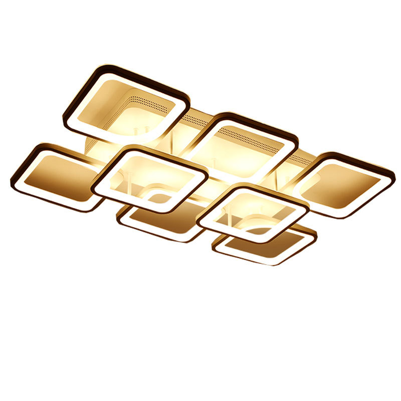 Đèn mâm mica TT29 8 cánh, đèn trang trí hiện đại, đèn led chiếu sáng