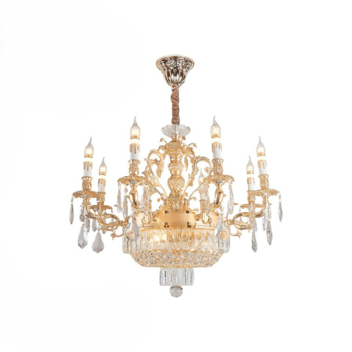 Đèn trang trí thả hợp kim pha lê K9 cao cấp 6237T8 - Thành Đạt