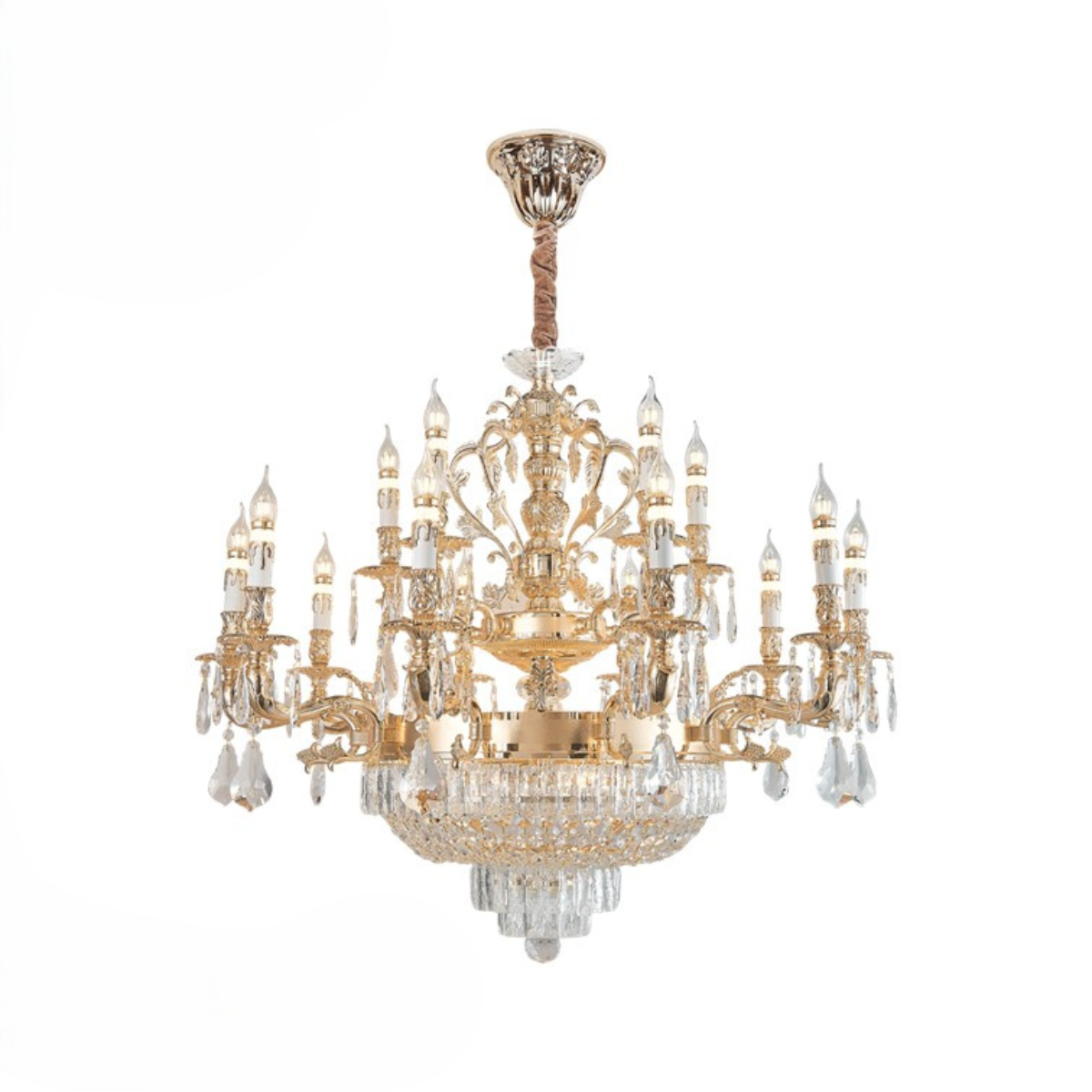 Đèn trang trí thả hợp kim pha lê K9 cao cấp 6237T15 - Thành Đạt