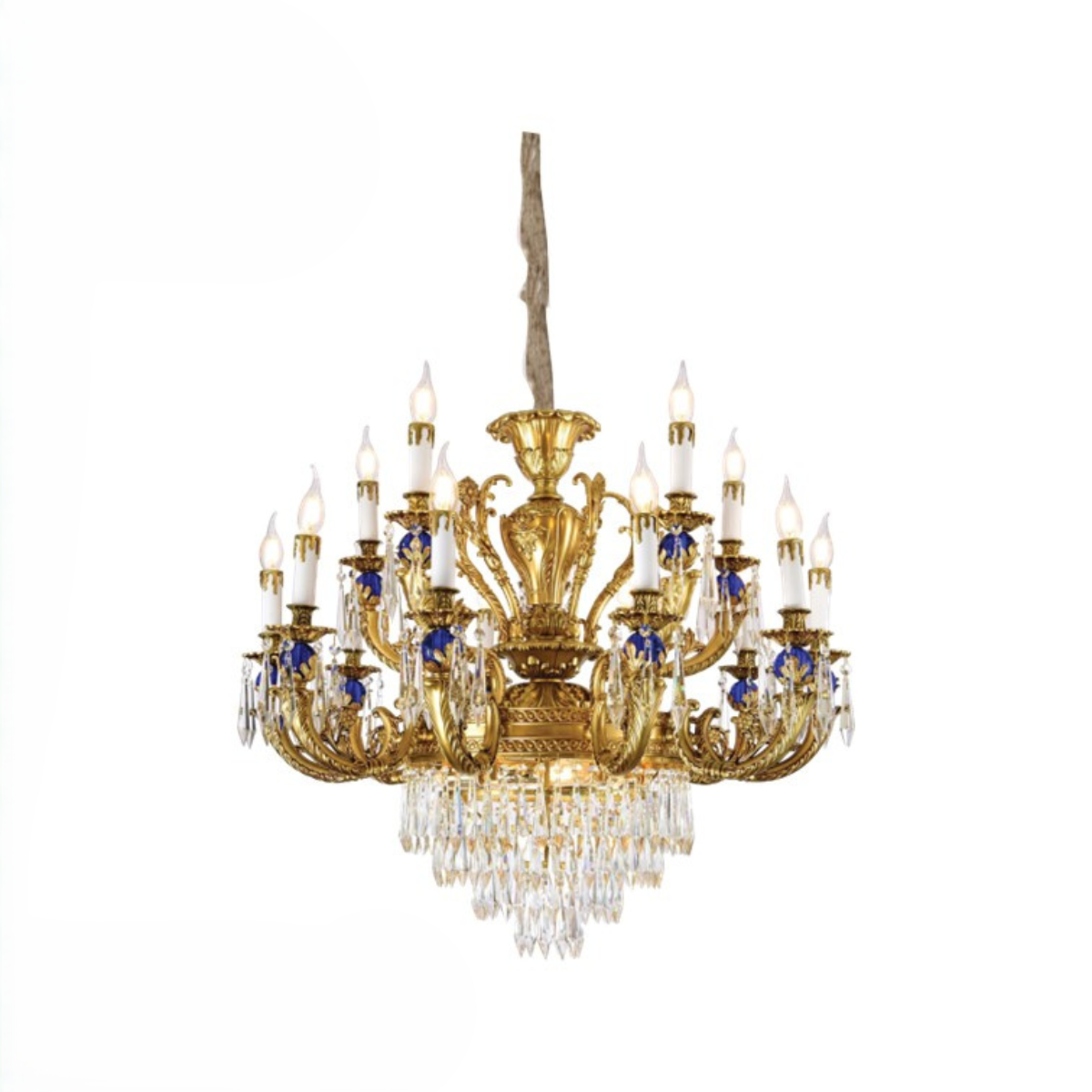 Đèn trang trí thả hợp kim pha lê K9 cao cấp 9047T15 - Thành Đạt