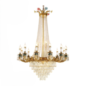 Đèn trang trí thả hợp kim pha lê K9 cao cấp 9047T12 - Thành Đạt